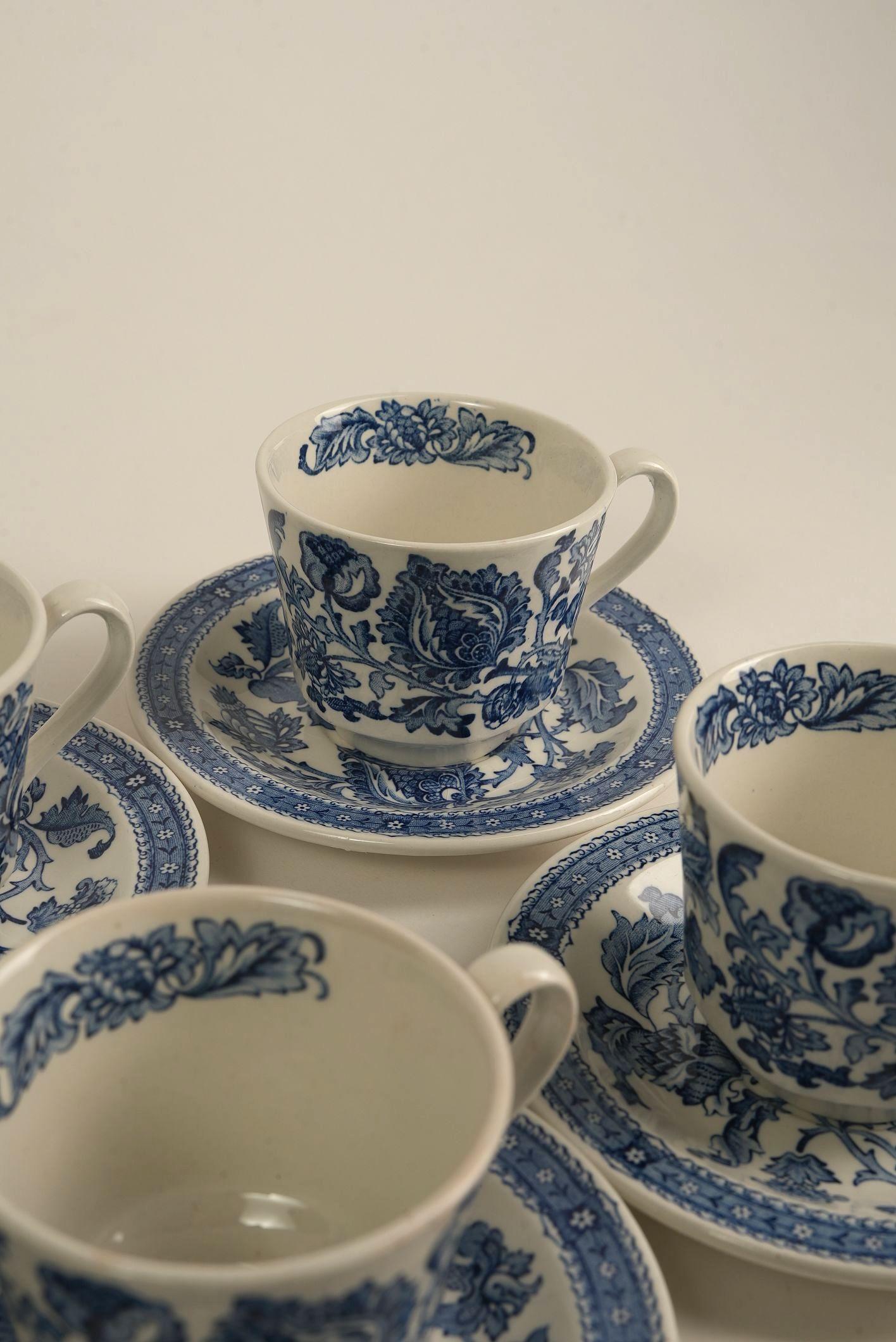 20-teiliges Teeservice Jacobean Pattern von W. H. Grindley & Co. im Angebot 3