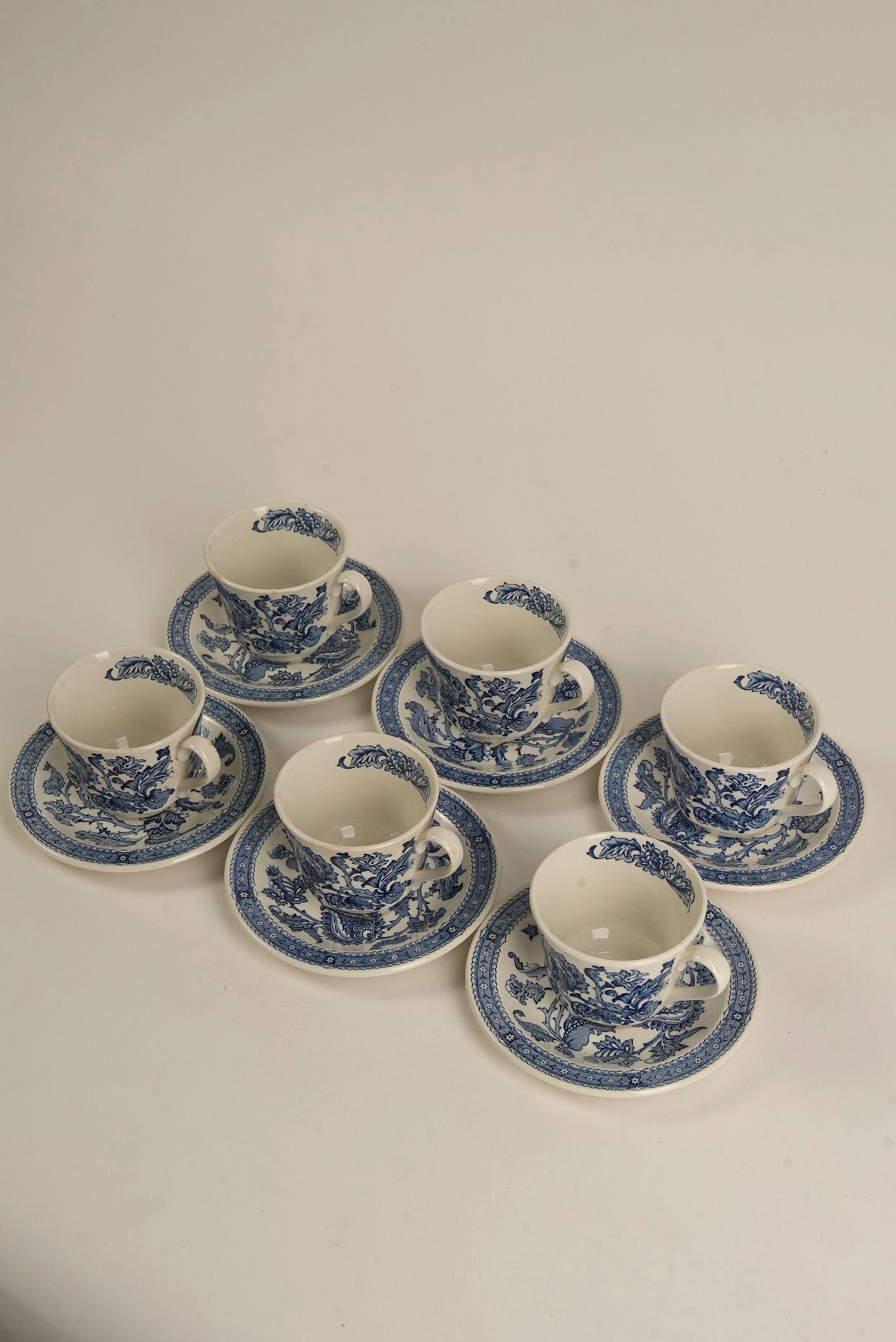 20-teiliges Teeservice Jacobean Pattern von W. H. Grindley & Co. (Tonware) im Angebot