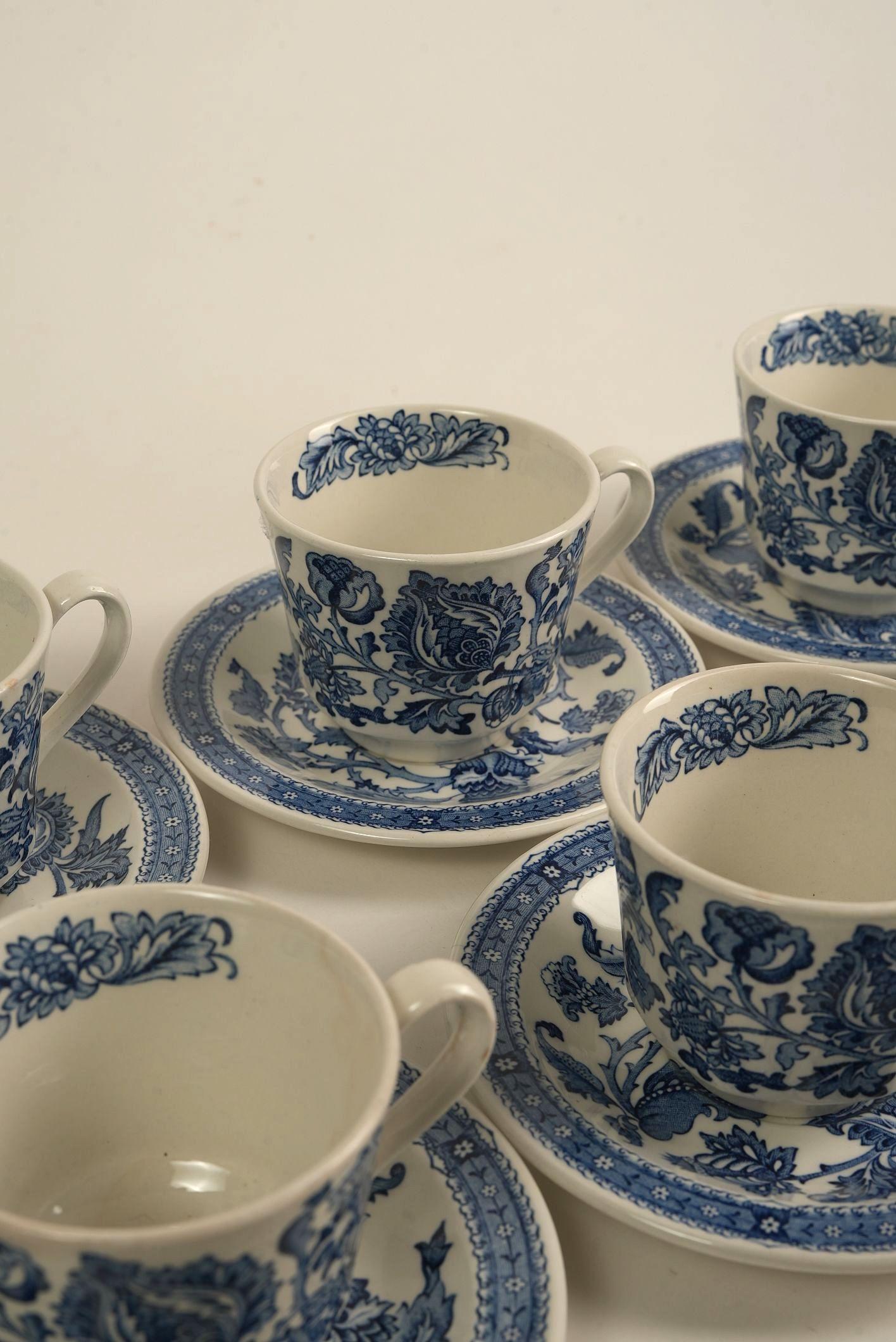 20-teiliges Teeservice Jacobean Pattern von W. H. Grindley & Co. im Angebot 2