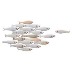 20 Prisoner of War Mutton Bone Fish Gaming Counters