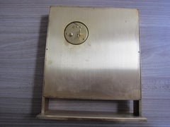 Siglo XX , Reloj de sobremesa macizo de latón