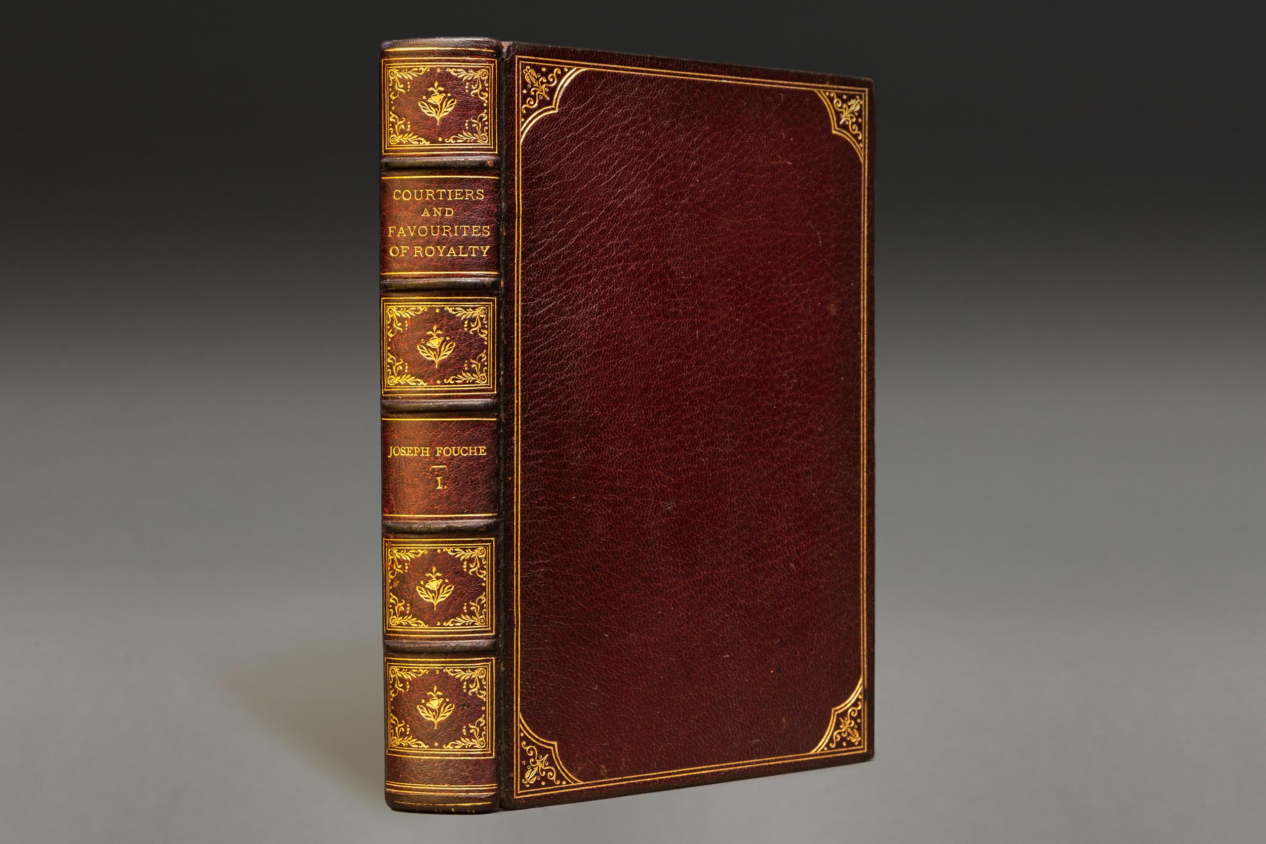 Leather 20 Volumes. Courtiers and Favourites of Royalty: Madame DuBarry, Henry IV etc.