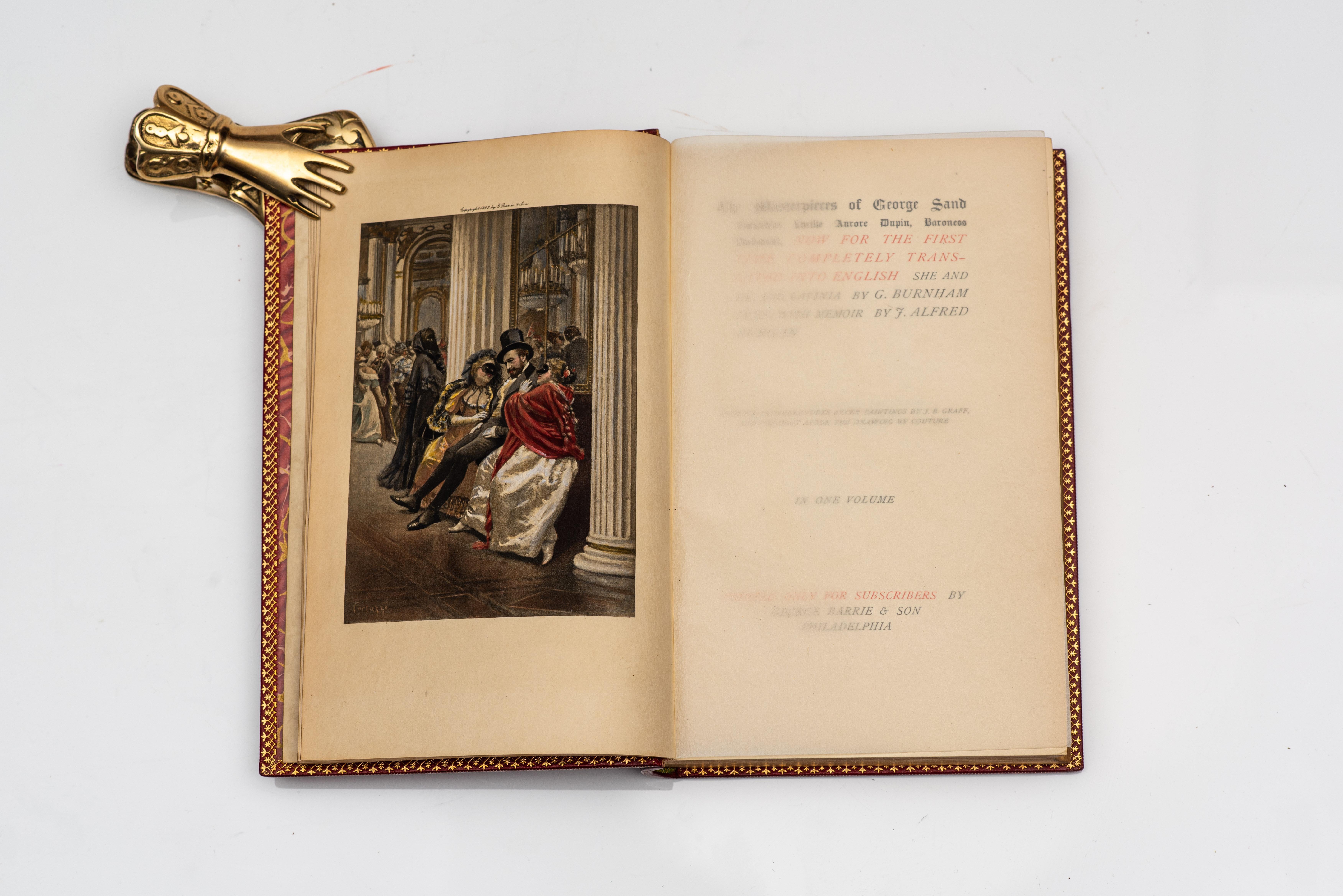 20th Century 20 Volumes. Sand, George. The Masterpieces. For Sale
