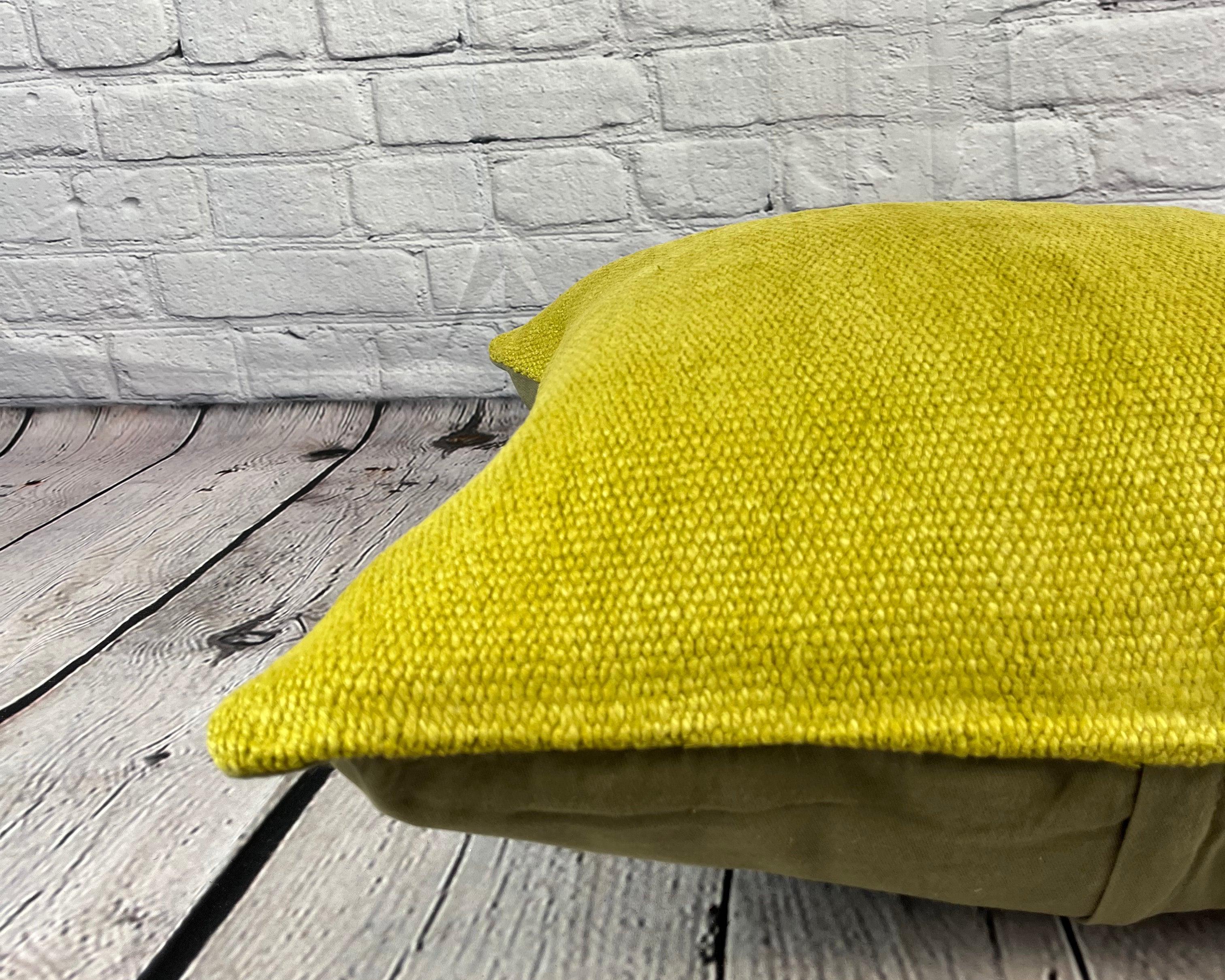 20 x 20 Hemp Kissen Türkisches Kissen Natürliches Grünes Kissen Cushion Cover #6306 im Zustand „Neu“ im Angebot in Houston, TX