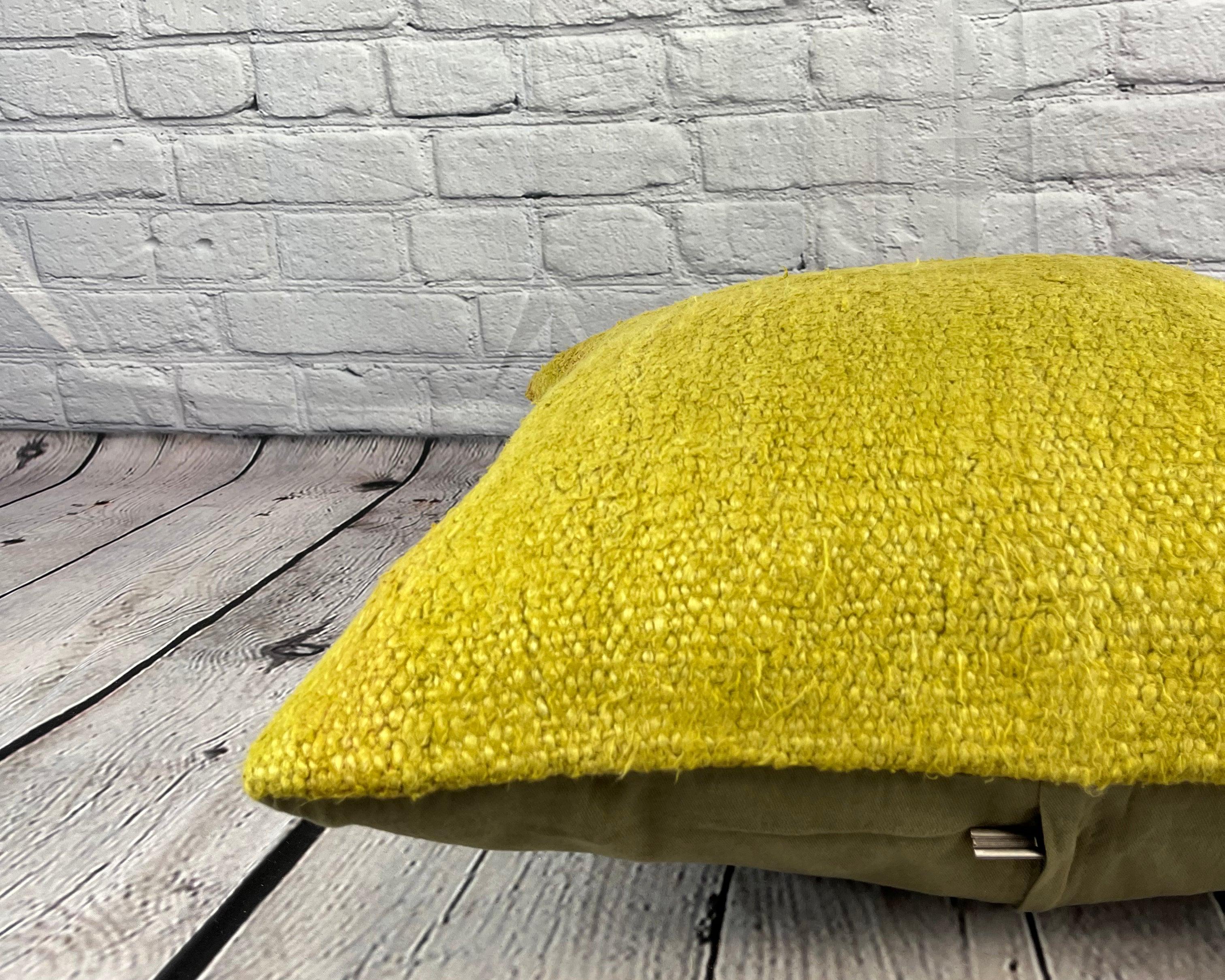 20 x 20 Hemp Kissen Türkisches Kissen Natürliches Grünes Kissen Cushion Cover #6308 im Zustand „Neu“ im Angebot in Houston, TX