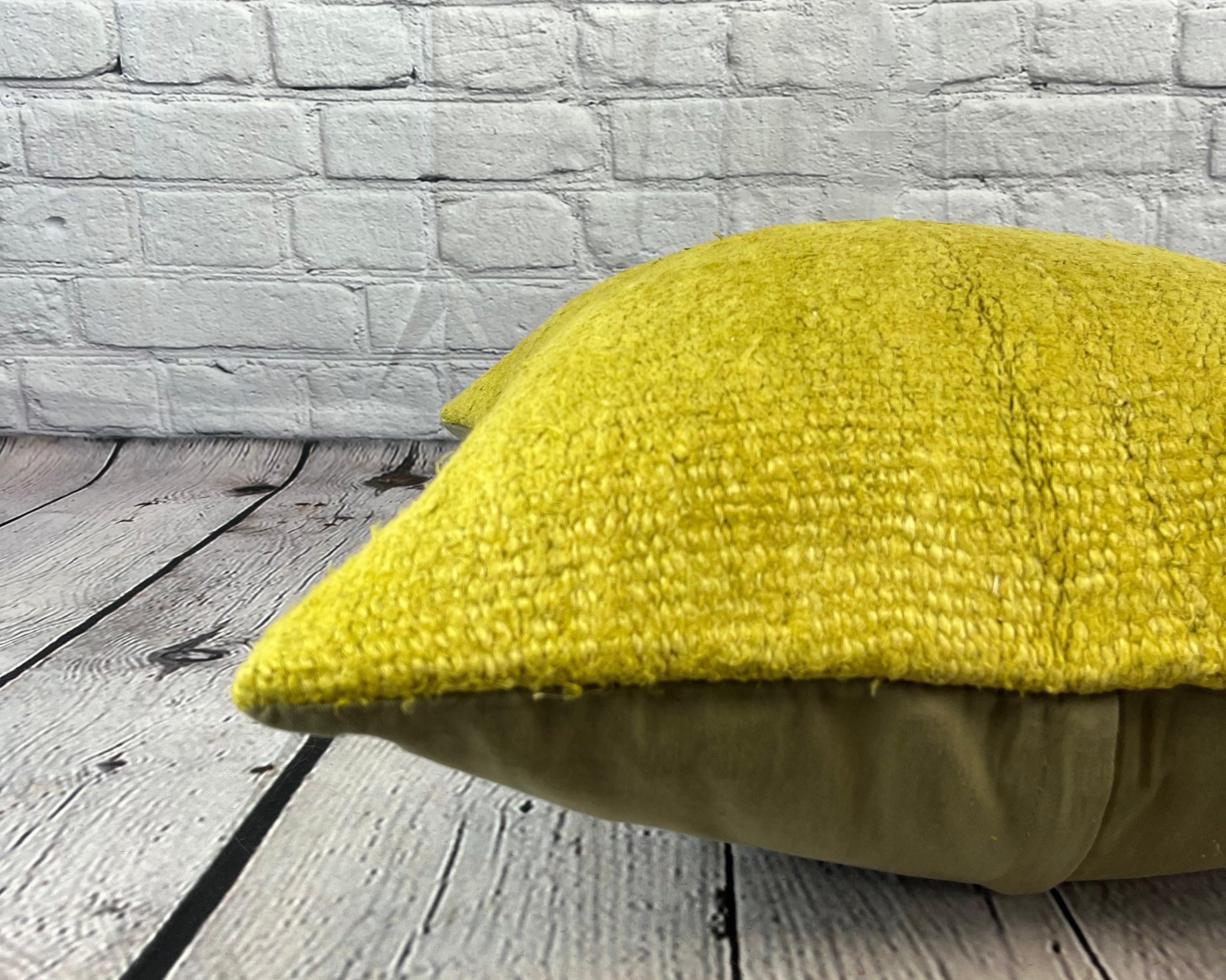 20 x 20 Hemp Kissen Türkisches Kissen Natürliches Grünes Kissen Cushion Cover #6312 im Zustand „Neu“ im Angebot in Houston, TX