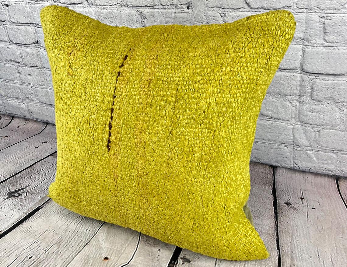 20 x 20 Hemp Kissen Türkisches Kissen Natürliches Grünes Kissen Cushion Cover #6315 im Zustand „Neu“ im Angebot in Houston, TX