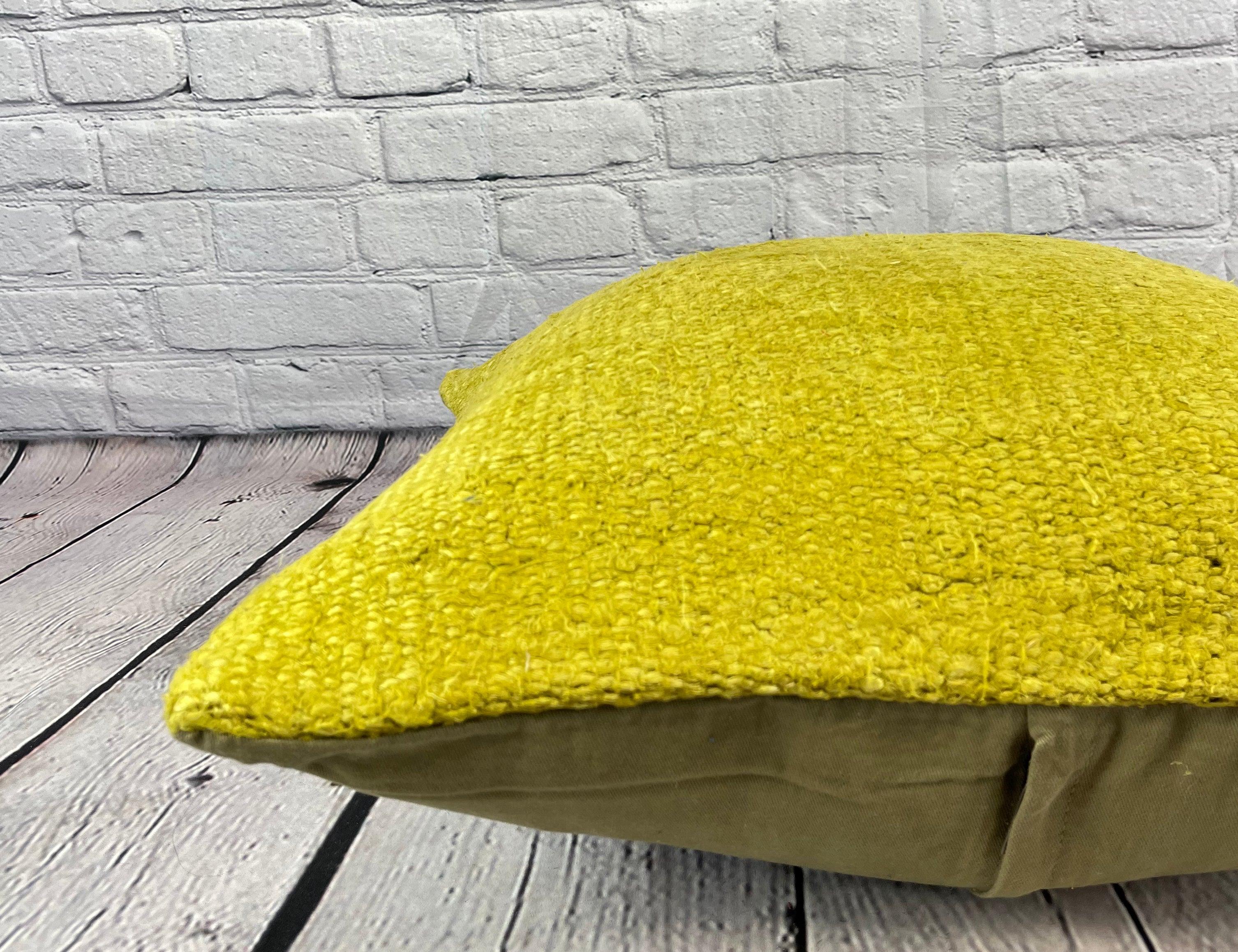 20 x 20 Hemp Kissen Türkisches Kissen Natürliches Grünes Kissen Cushion Cover #6316 im Zustand „Neu“ im Angebot in Houston, TX
