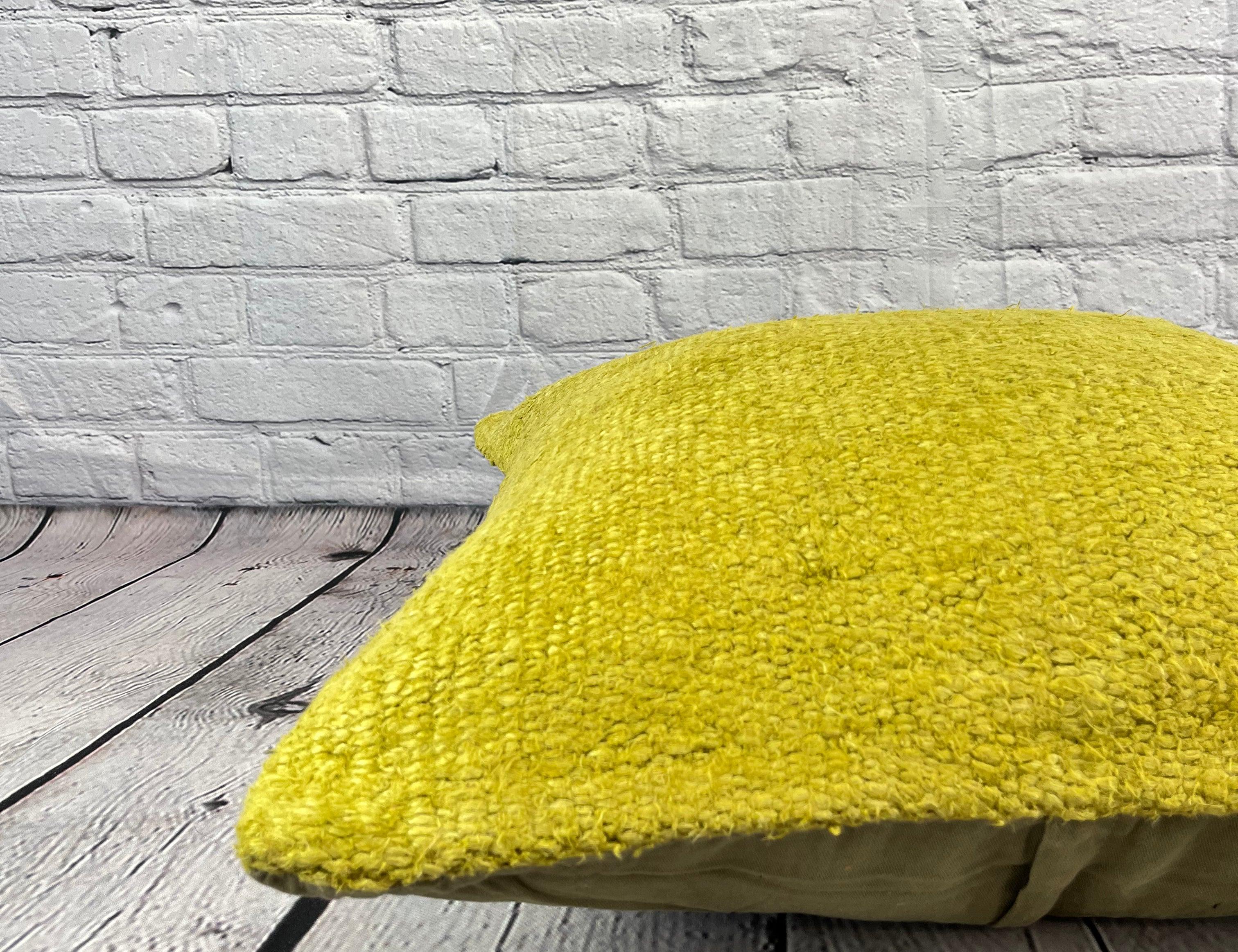 20 x 20 Hemp Kissen Türkisches Kissen Natürliches Grünes Kissen Cushion Cover #6317 im Zustand „Neu“ im Angebot in Houston, TX