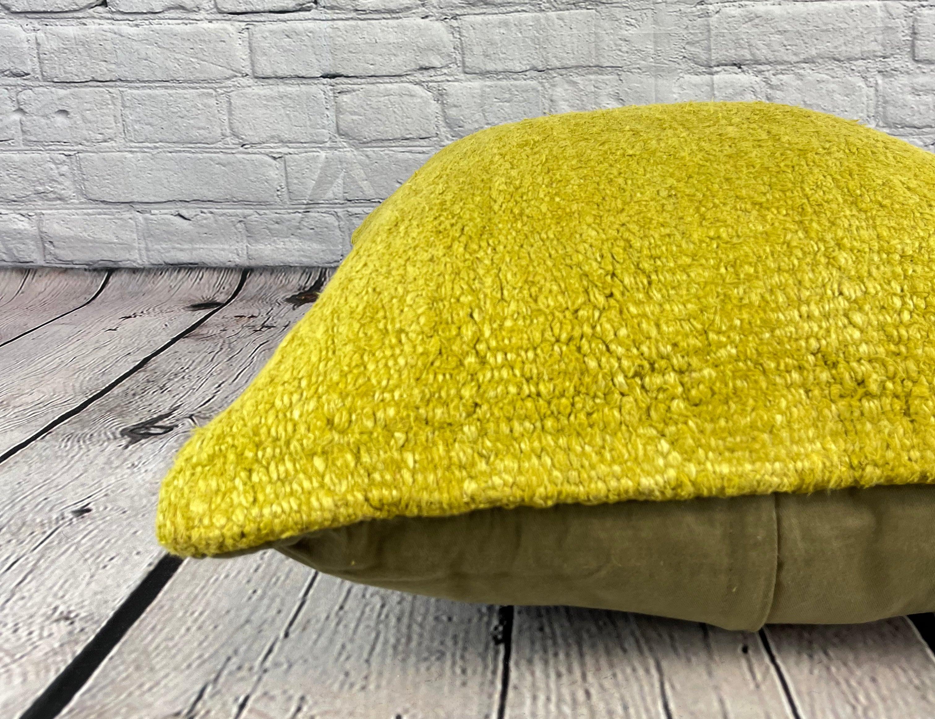 20 x 20 Hemp Kissen Türkisches Kissen Natürliches Grünes Kissen Cushion Cover #6318 im Zustand „Neu“ im Angebot in Houston, TX