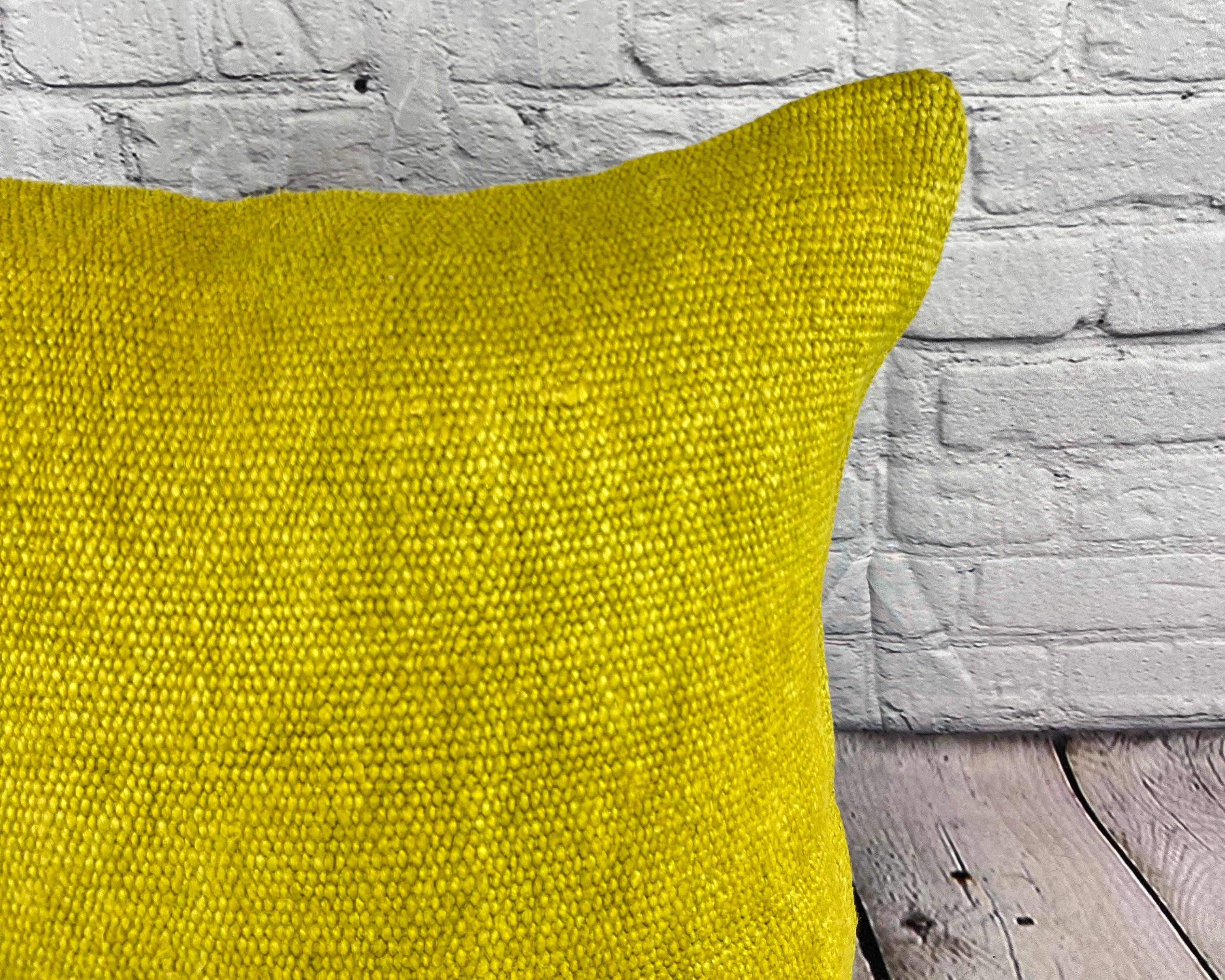 Turc Coussin de coussin turc vert naturel 20 x 20, couvercle de coussin n° 6321 en vente