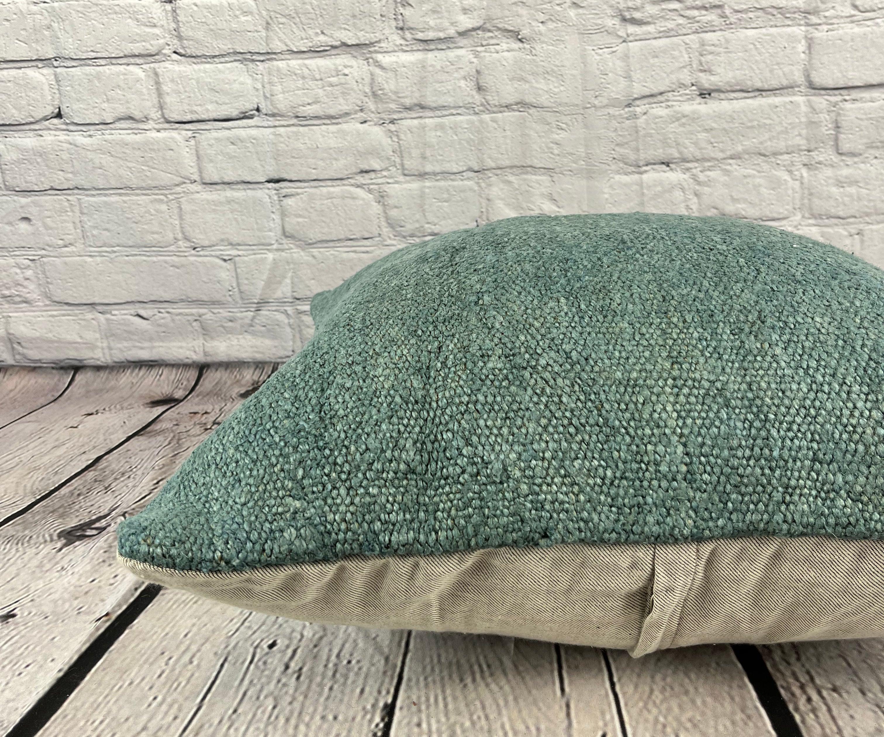 20 x 20 Hemp Kissen Türkisches Kissen Natürliches Grünes Kissen Cushion Cover #6365 im Zustand „Neu“ im Angebot in Houston, TX