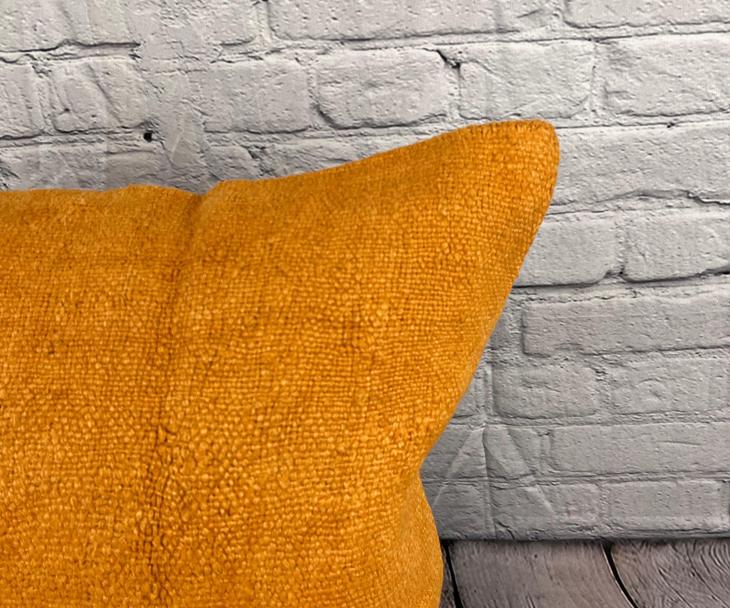 20 x 20 Cojín de cáñamo Cojín turco Cojín naranja natural Funda de cojín #6290 Turco en venta