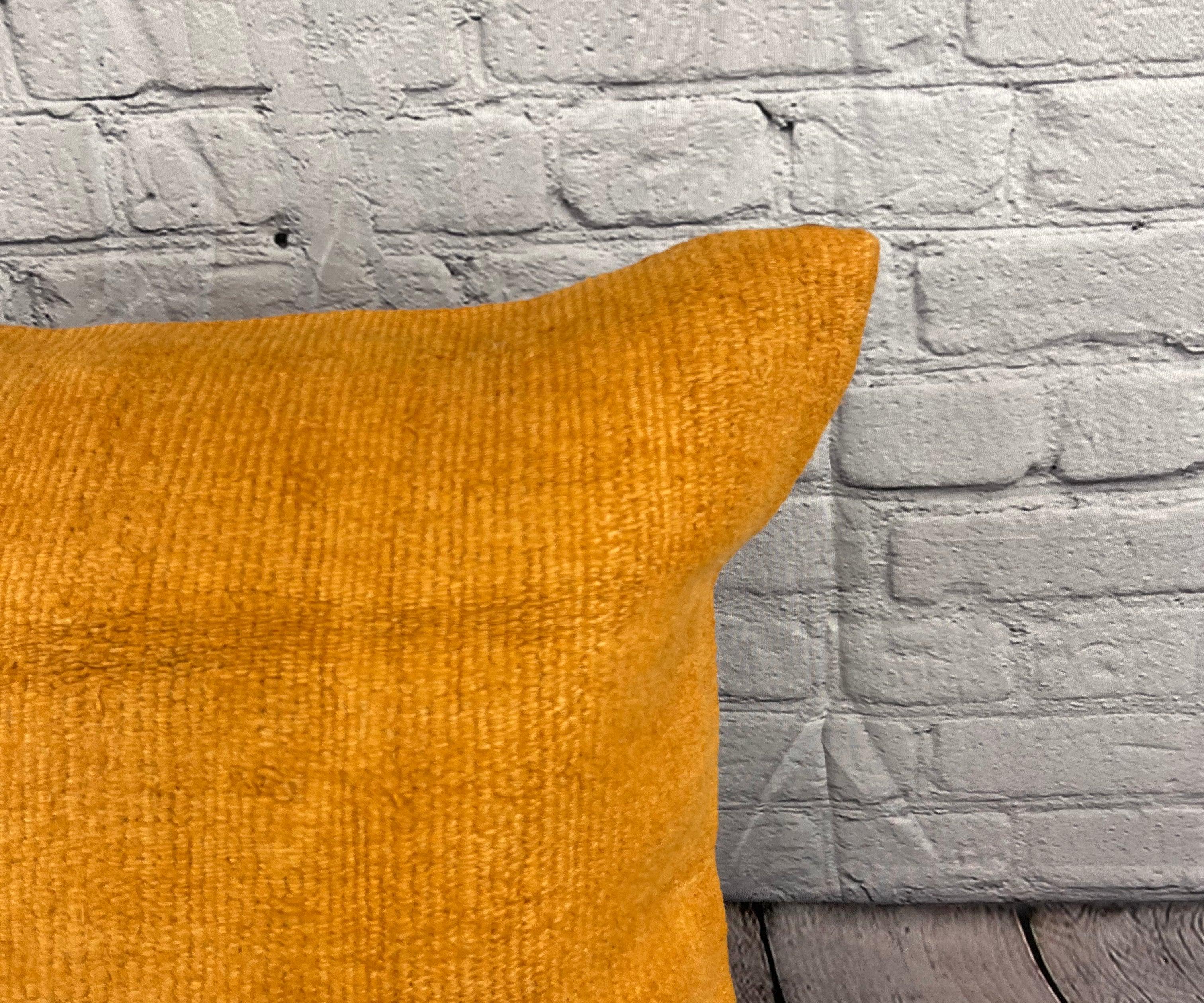 20 x 20 Cojín de cáñamo Cojín turco Cojín naranja natural Funda de cojín #6295 Turco en venta