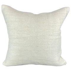 Cuscino turco in canapa 20 x 20 Nature grigio-bianco Copricuscino #6483