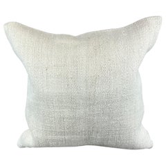 Cuscino turco in canapa 20 x 20 Nature grigio-bianco Copricuscino #6508