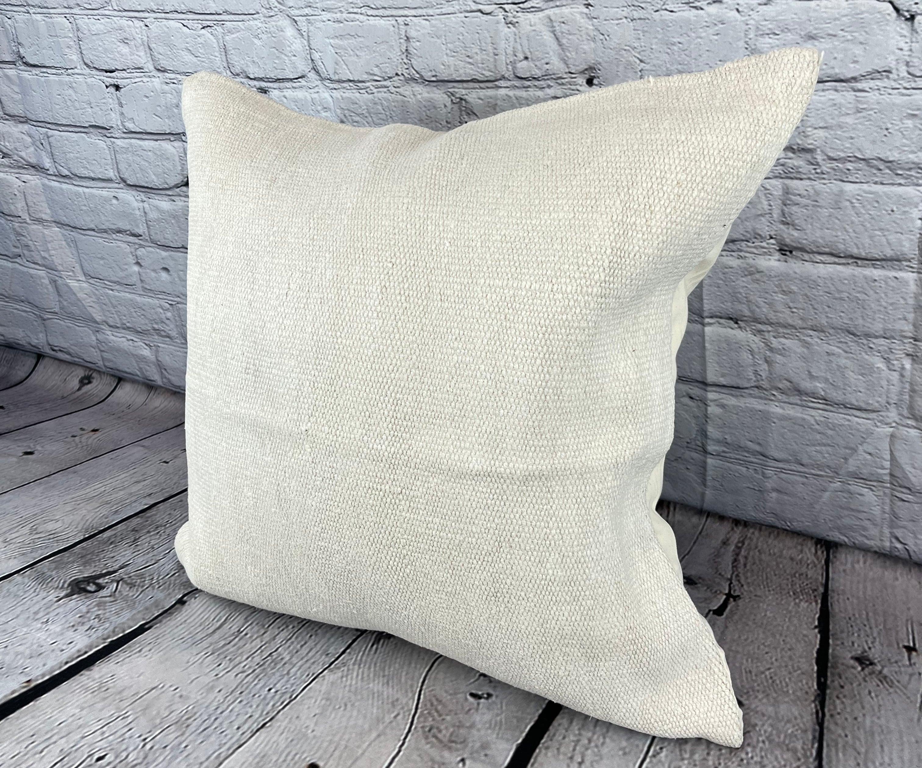 20 x 20 Hanf-Kissen Türkisches Kissen Natürliches Grau-Weißes Kissen Kissenbezug #6532 Werten Sie Ihr Zuhause mit unserem Hanf-Kissen Türkisches Kissen auf. Dieser exquisite, sorgfältig handgewebte Kissenbezug verleiht jedem Raum einen Hauch von