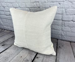 20 x 20 Hemp Turkish Cushion Natural Grayish White Pillow Cushion Cover #6544
