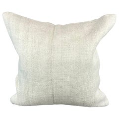 Coussin de coussin turc à ourlet 20 x 20, blanc naturel grisâtre, couvercle n° 6610