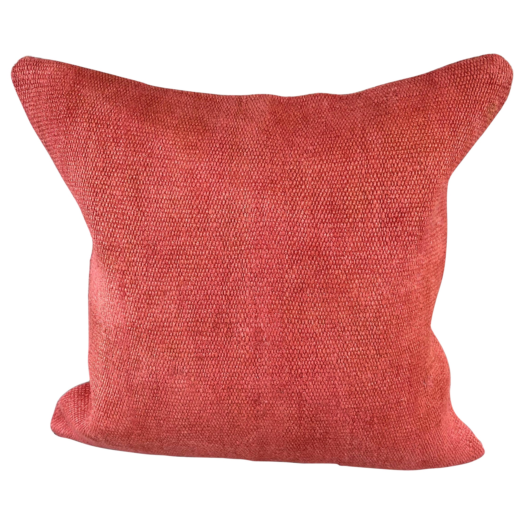 Cuscino turco in canapa 20 x 20 Nature Rosa Rosso Cuscino Copricuscino #6475