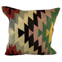 20 x 20 Cuscino Kilim Cuscino Turco Nature Copricuscino Moderno #6745