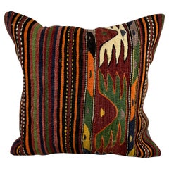 20 x 20 Cuscino Kilim Turco Nature Anatolian Night Pillow Cushion Cover #6755