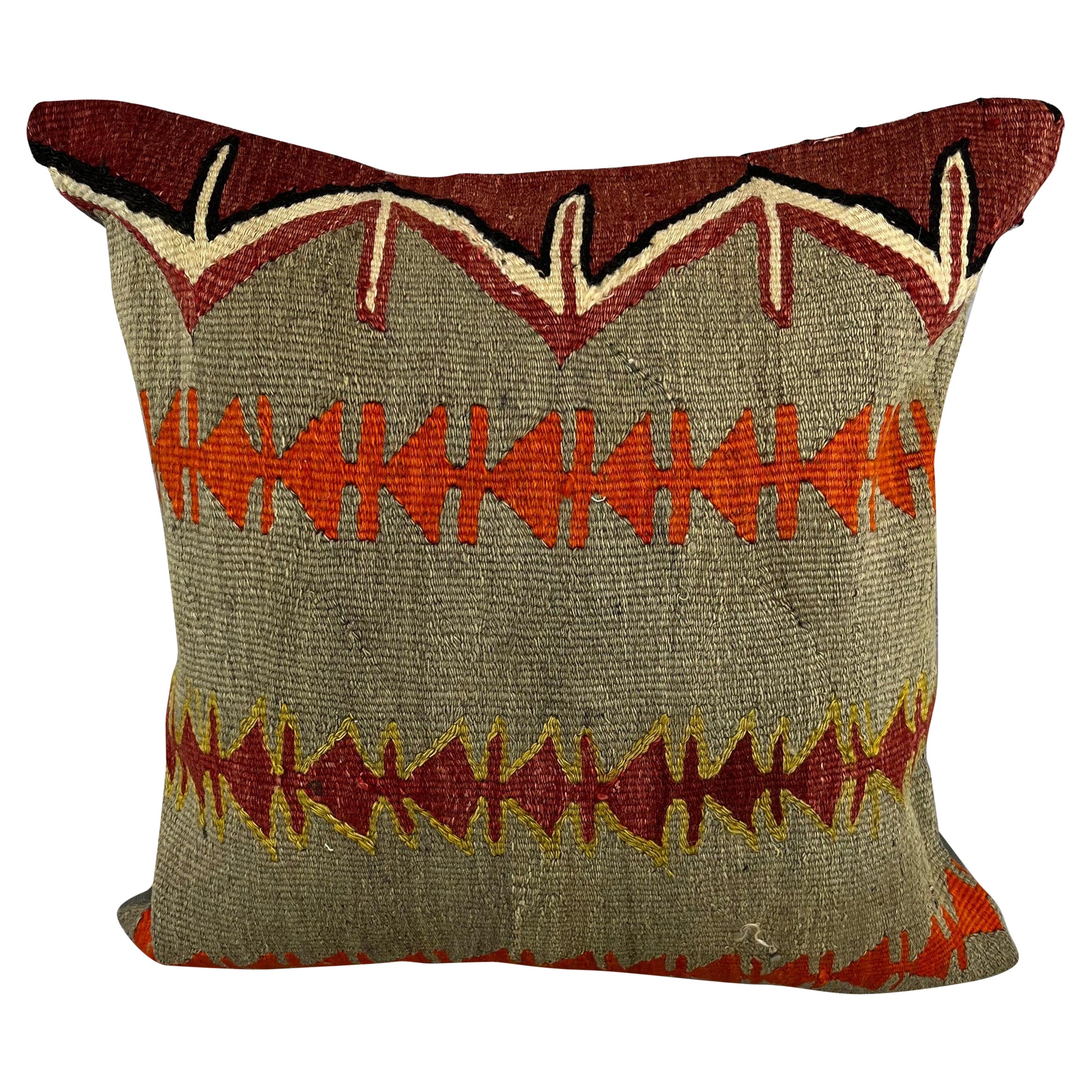 20 x 20 Cuscino Kilim Turco Nature Moderno Greene & Greene Copricuscino #6742