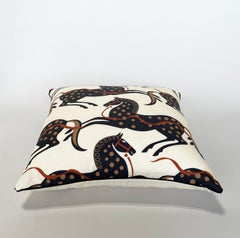20 x 20 Linen Appalossa Printed Throw Pillow with Pattern by Tommi Parzinger