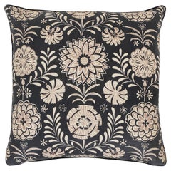 20 x 20 Linen Floral Printed Throw Pillow with Pattern by Tommi Parzinger