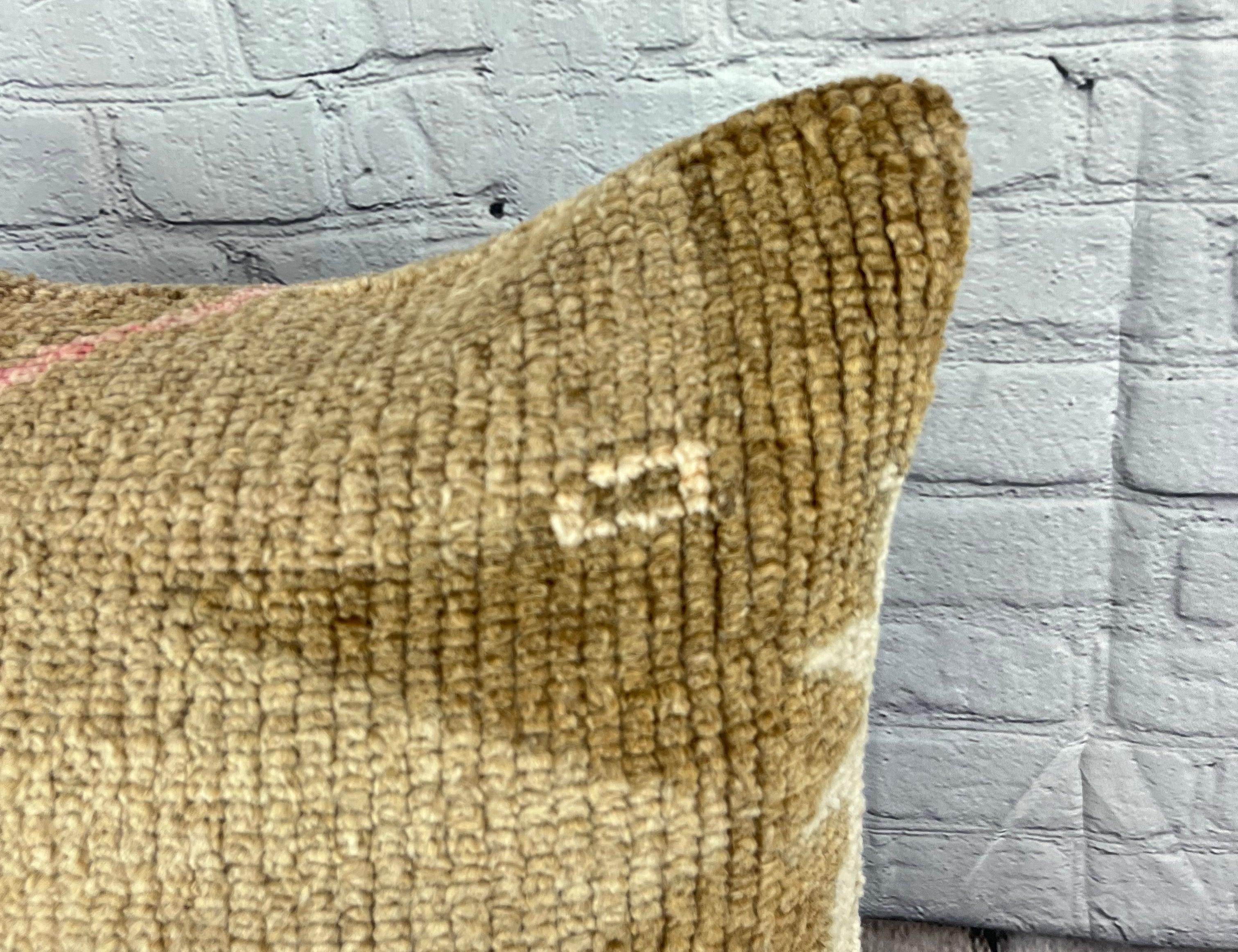 Annodato a mano 20 x 20 Cuscino Tappeto Egeo Tranquillo Turco Cuscino Copricuscino #7404 in vendita