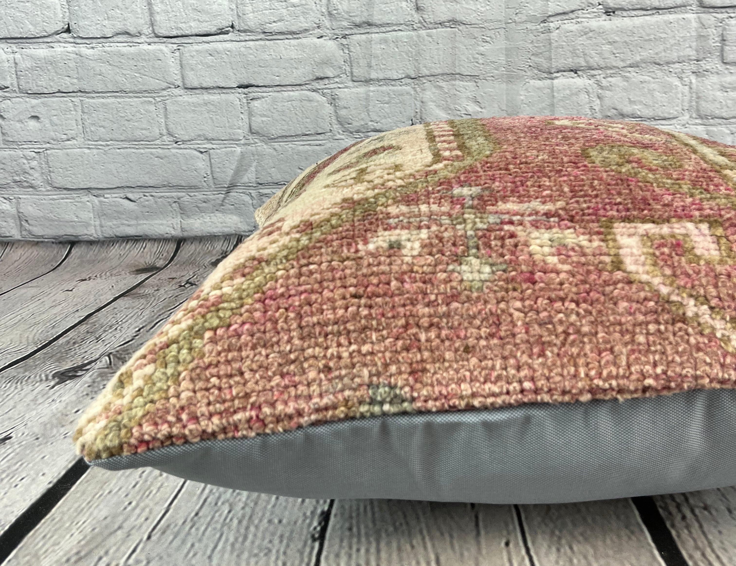 20 x 20 Teppich Aegean Tranquility Türkisches Kissen mit Kissenbezug #7368 im Zustand „Neu“ im Angebot in Houston, TX