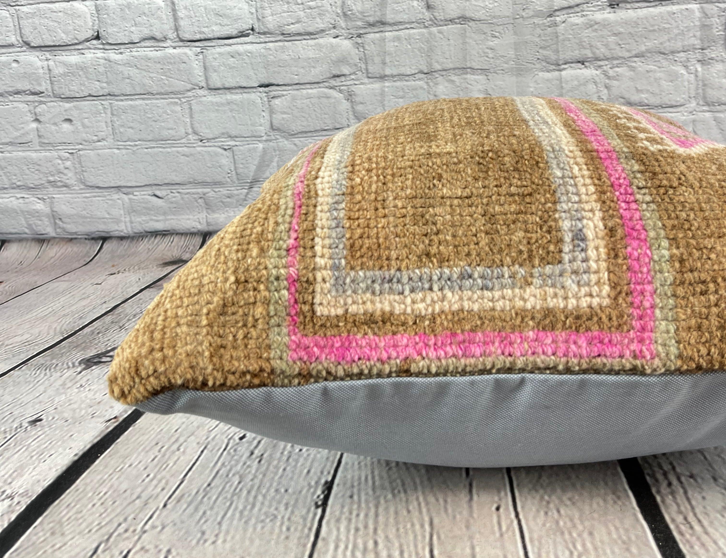 Annodato a mano Cuscino 20 x 20 Anatolian Radiant Turkish Pillow Cushion Cover #7340 in vendita