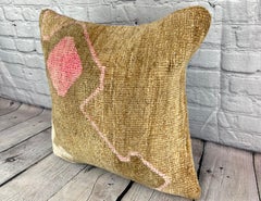 20 x 20 Rug Pillow Bosporus Azure Turkish Pillow Cushion Cover #7361