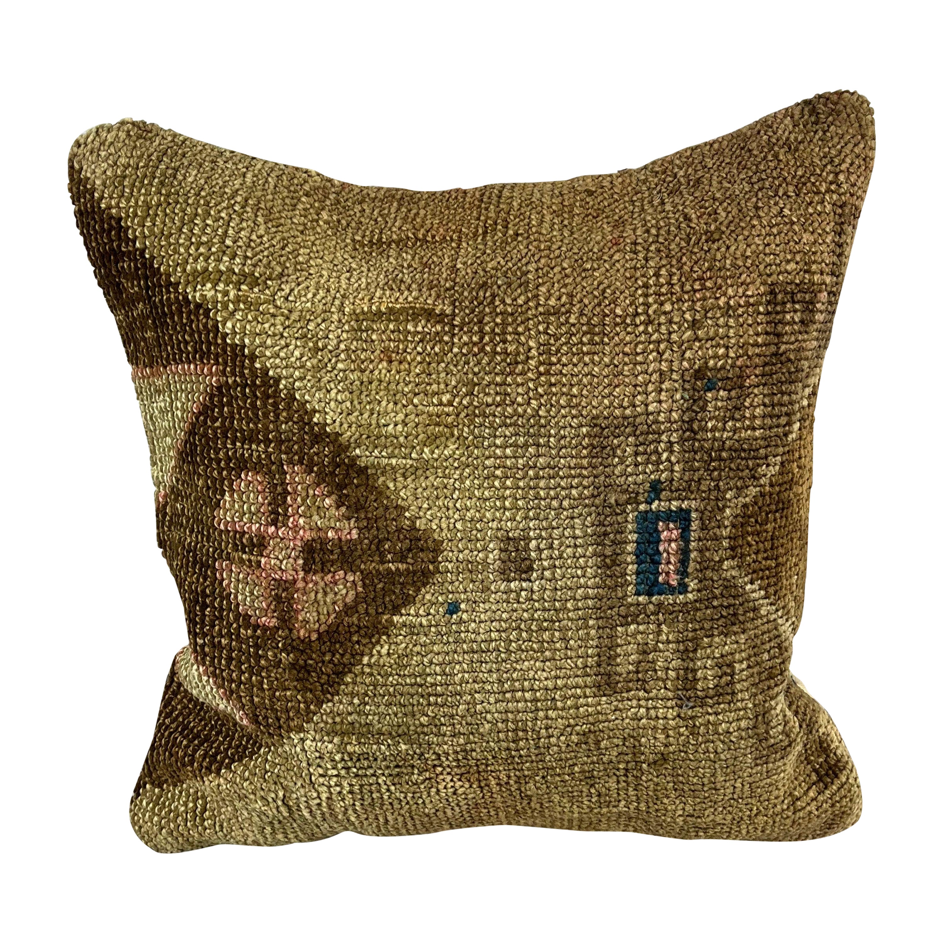 20 x 20 Oreiller de tapis Jardins byzantins Oreiller turc Housse de coussin #7660
