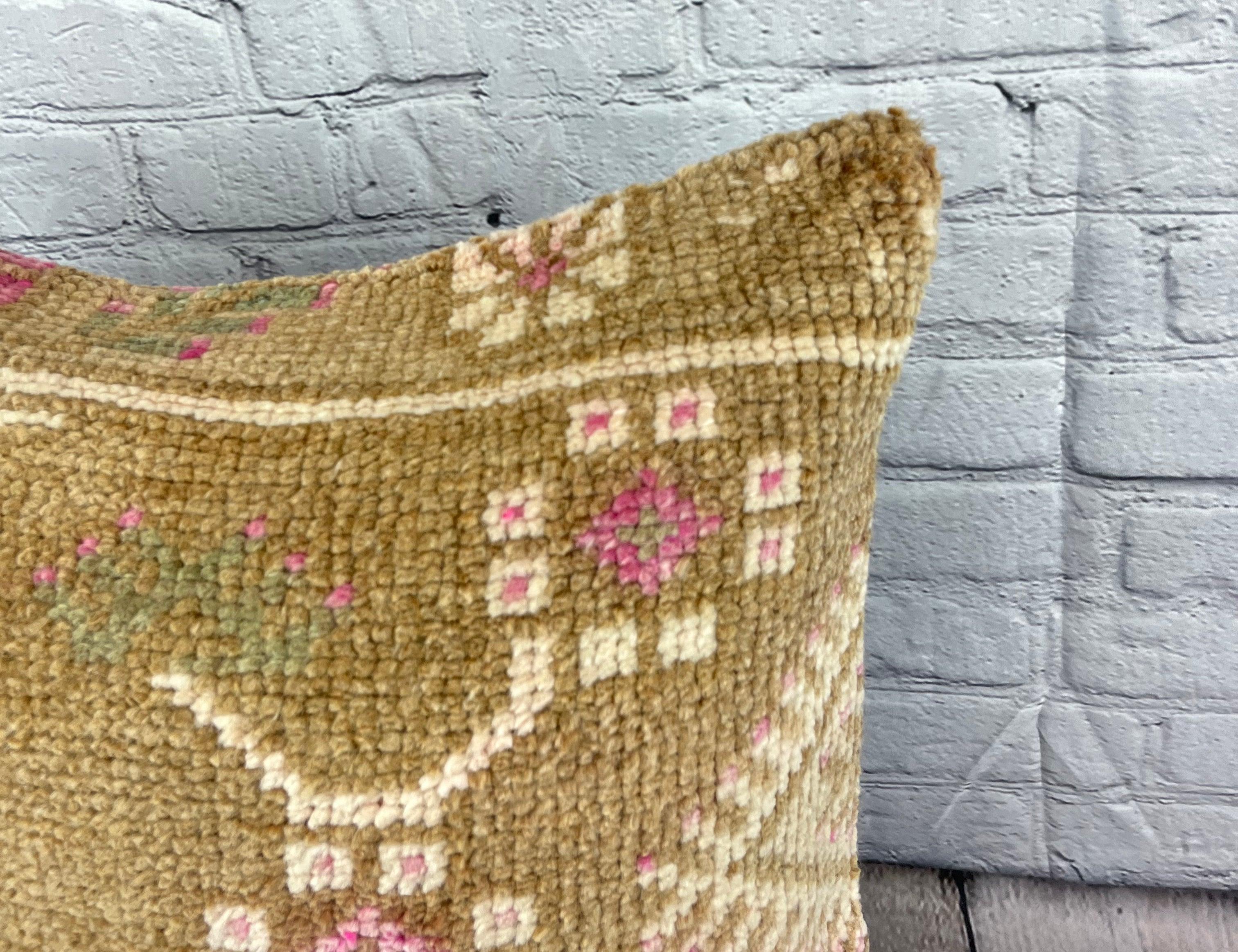 Turco 20 x 20 Cuscino Tappeto Cappadocian Mystical Turkish Pillow Cushion Cover #7400 in vendita