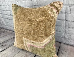 20 x 20 Rug Pillow Cappadocian Serenity Turkish Pillow Cushion Cover #7348