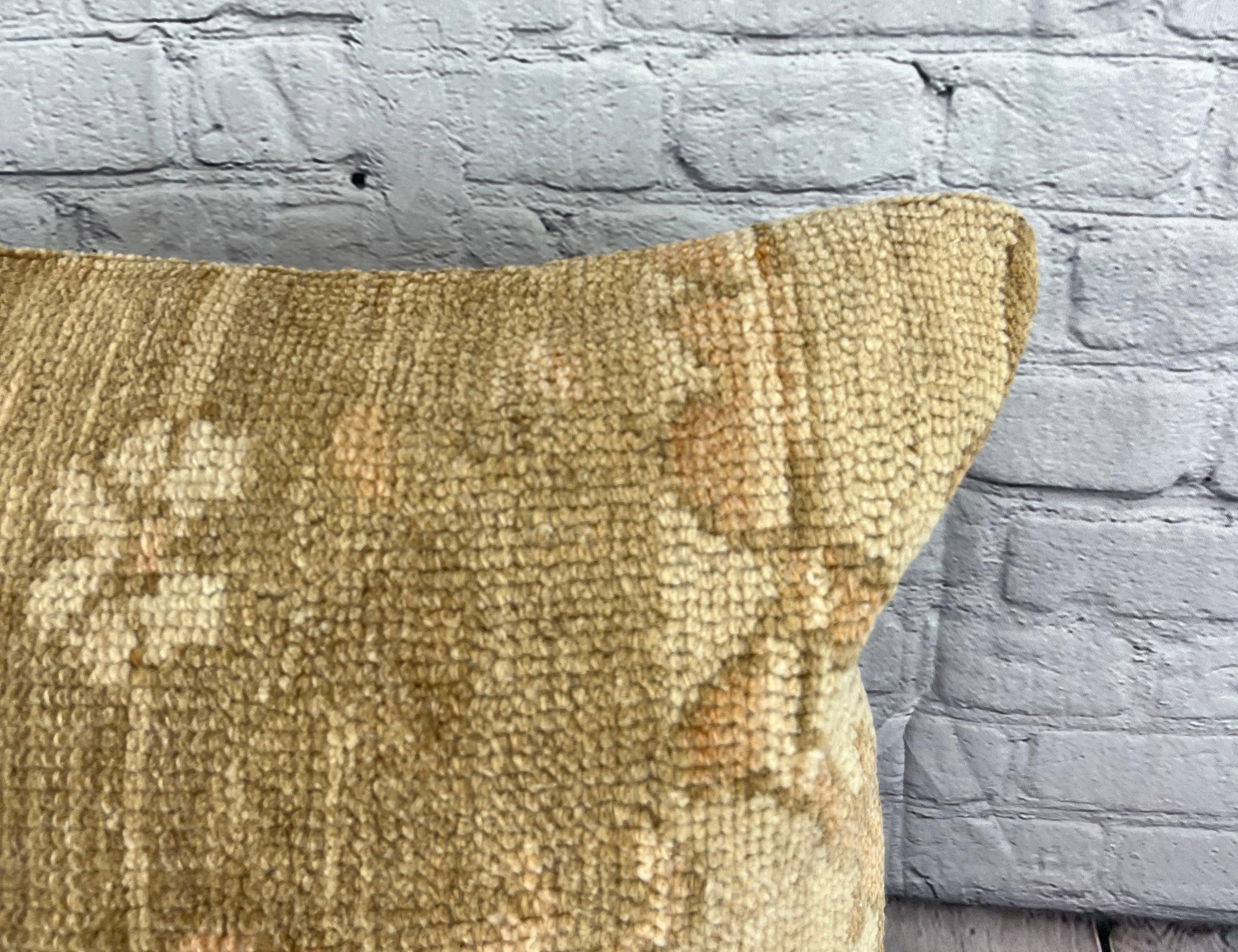 Annodato a mano 20 x 20 Cuscino Tappeto Elysian Tranquility Cuscino Turco Copricuscino #7668 in vendita