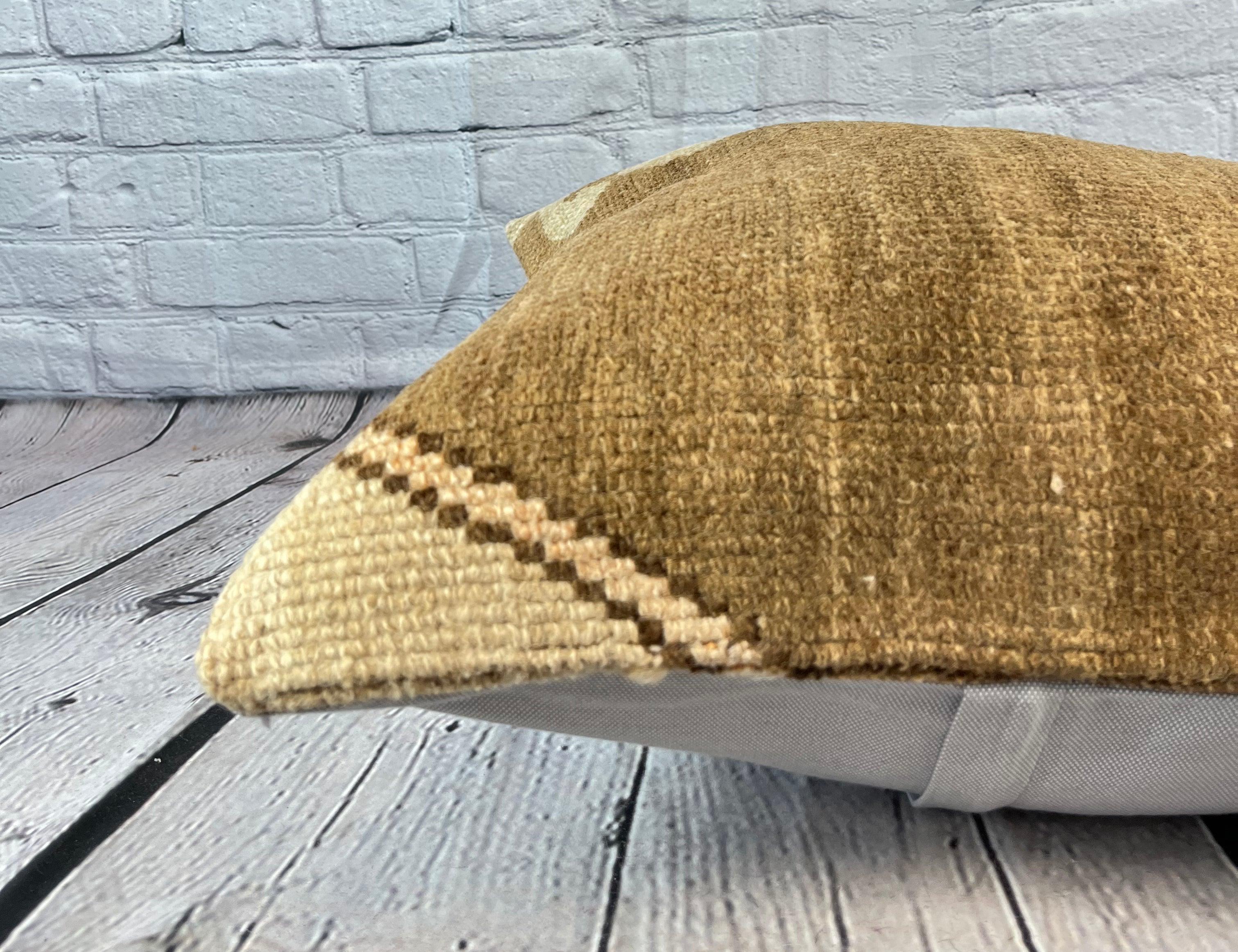 Noué à la main Coussin d'oreiller Oasis enchanted turc 20 x 20 #6720 en vente