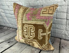 20 x 20 Rug Pillow Sapphire Twilight Turkish Pillow Cushion Cover #7403