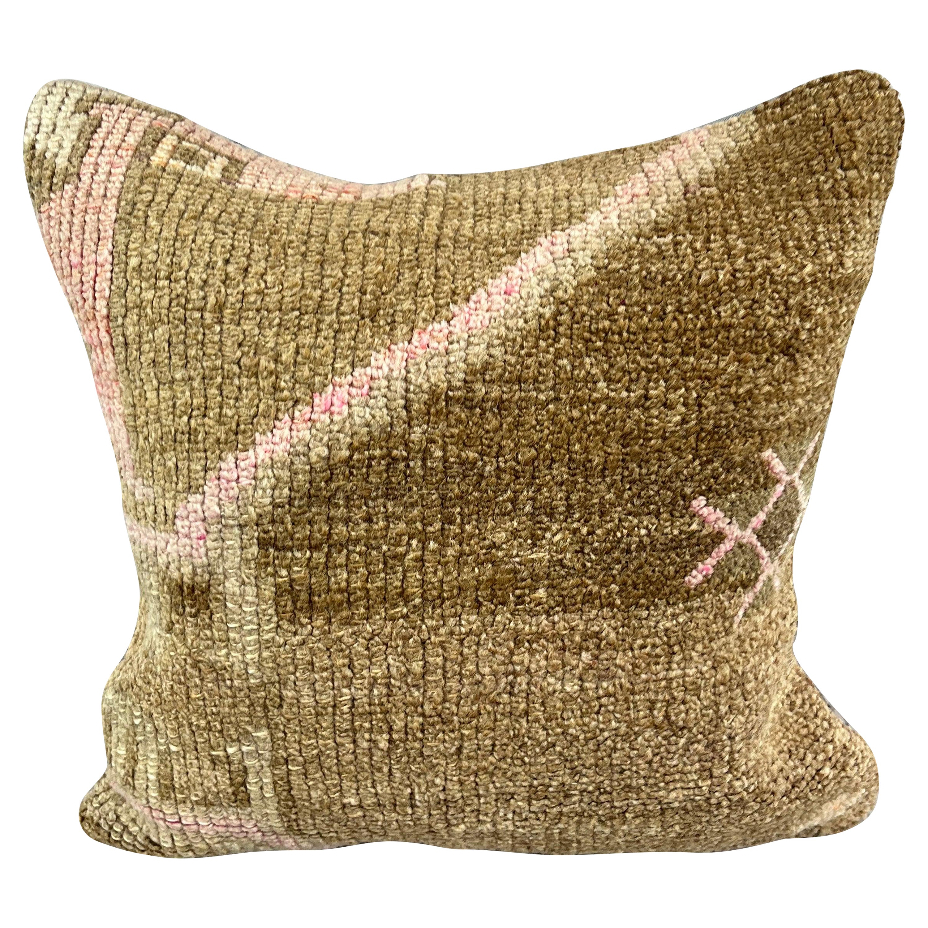 Coussin d'oreiller 20 x 20 avec coussin de coussin turc sanctuaire serein n°7372 en vente