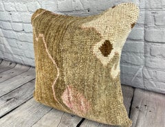 20 x 20 Rug Pillow Spice Route Turkish Pillow Cushion Cover #7355