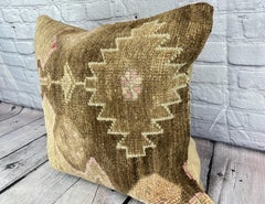 20 x 20 Rug Pillow Tranquil Lagoon Turkish Pillow Cushion Cover #7625