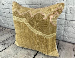 20 x 20 Rug Pillow Turkish Opaline Turkish Pillow Cushion Cover #6699