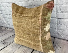 20 x 20 Rug Pillow Turkish Opulent Turkish Pillow Cushion Cover #7357