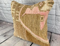 20 x 20 Rug Pillow Whispering Gardens Turkish Pillow Cushion Cover #7334