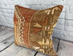 20 x 20 Rug Pillow Whispering Winds Turkish Pillow Cushion Cover #6726
