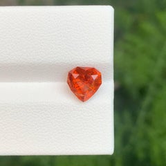 2,00 Karat zertifizierter natürlicher loser Spessartin Granat Birnenschliff afrikanischer Edelstein