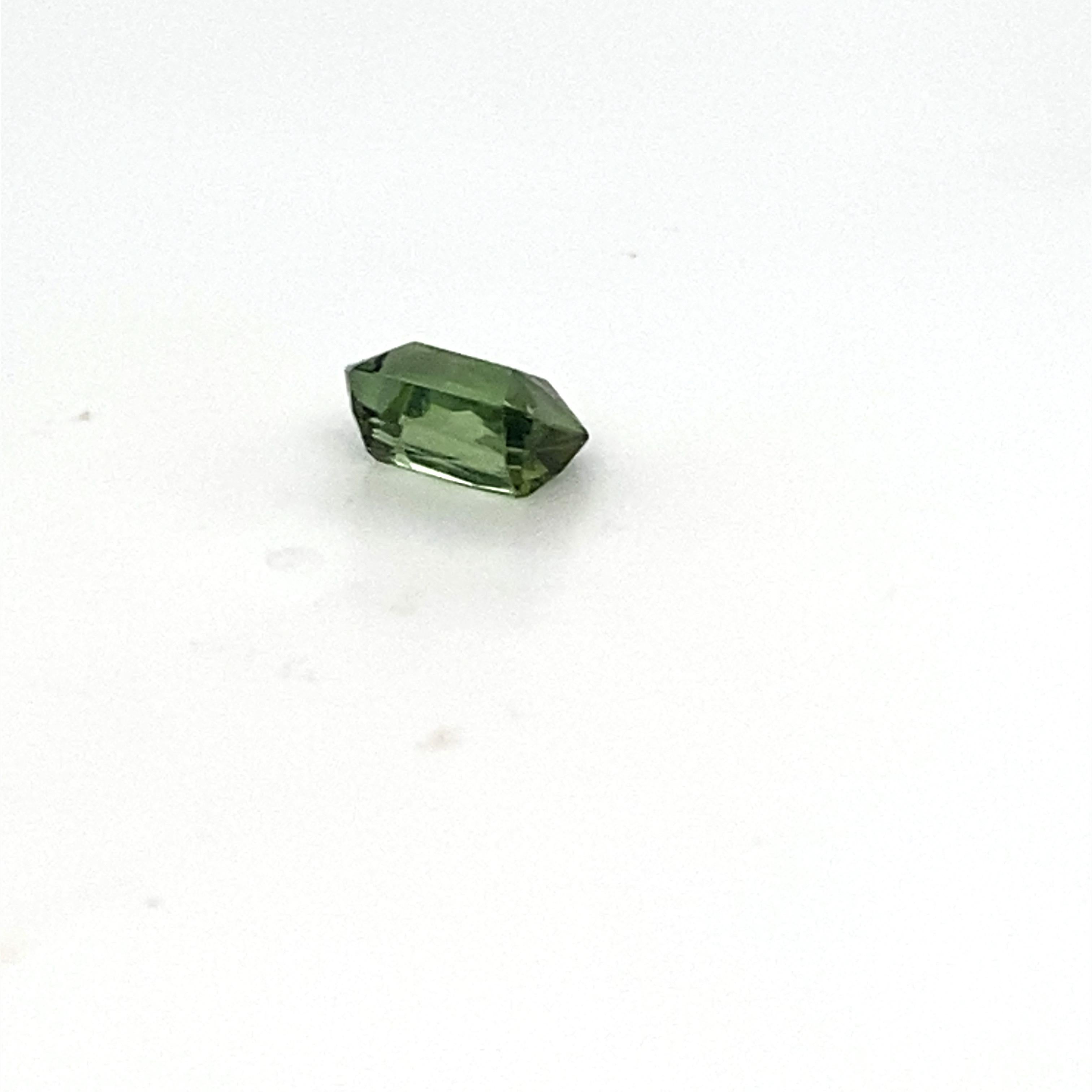 2,00 Carati Taglio Cuscino Tormalina Verde Gemma Sciolta in vendita 5