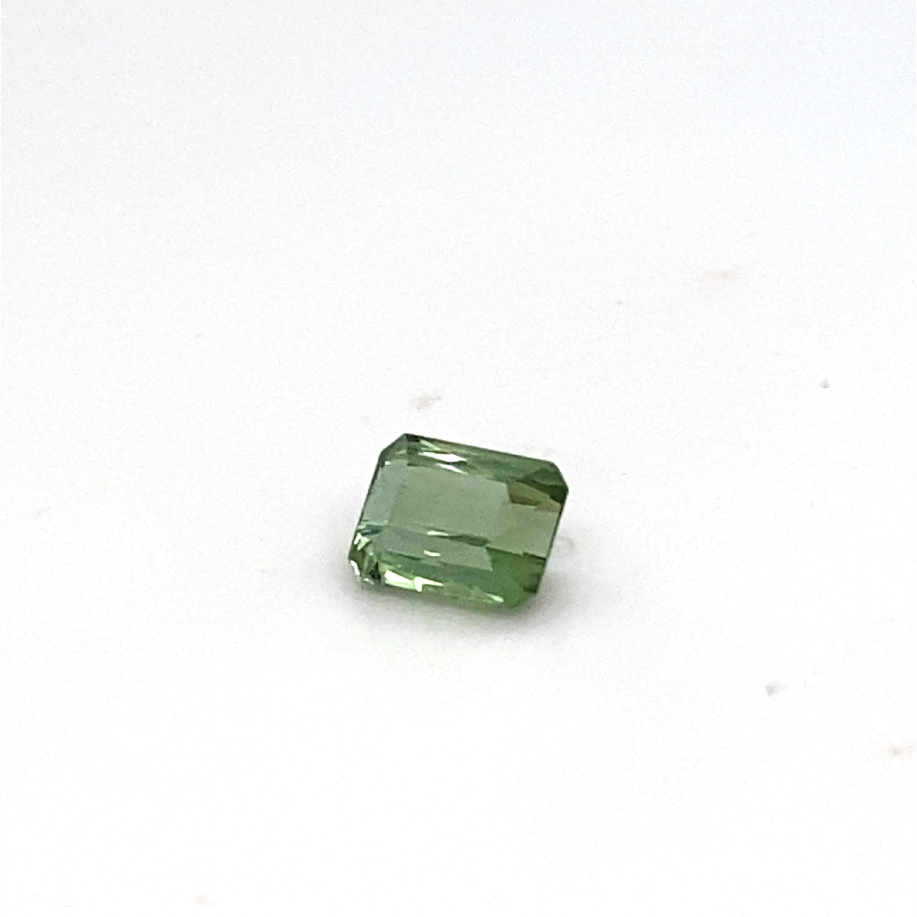 2,00 Carati Taglio Cuscino Tormalina Verde Gemma Sciolta In condizioni Nuovo in vendita a Trumbull, CT
