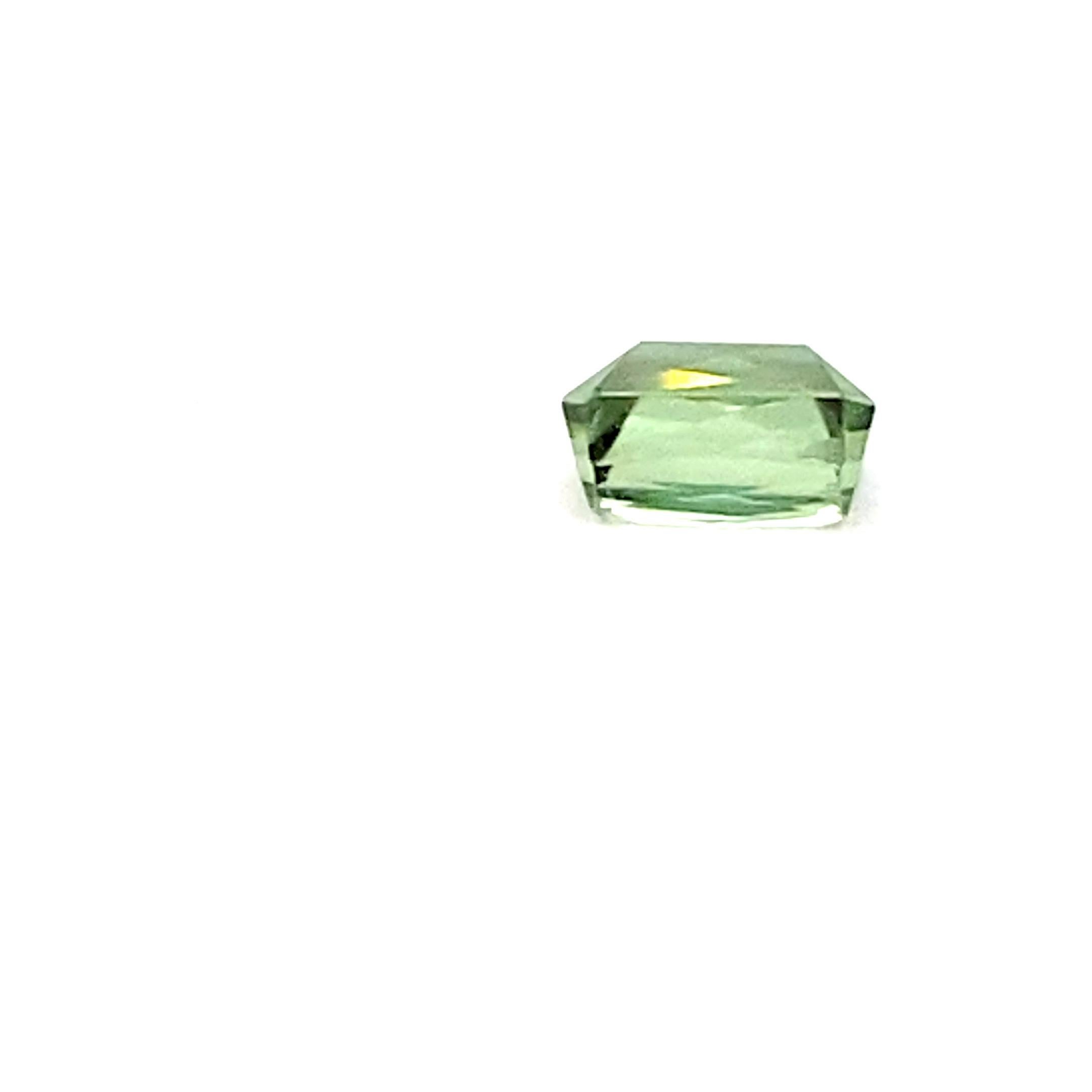 2,00 Carati Taglio Cuscino Tormalina Verde Gemma Sciolta in vendita 4